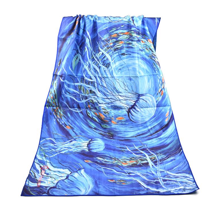 Free Custom Multi-Style Quick Drying Super Absorbent Sand-Free Microfiber Beach Towel with Logo Design All-Season Use