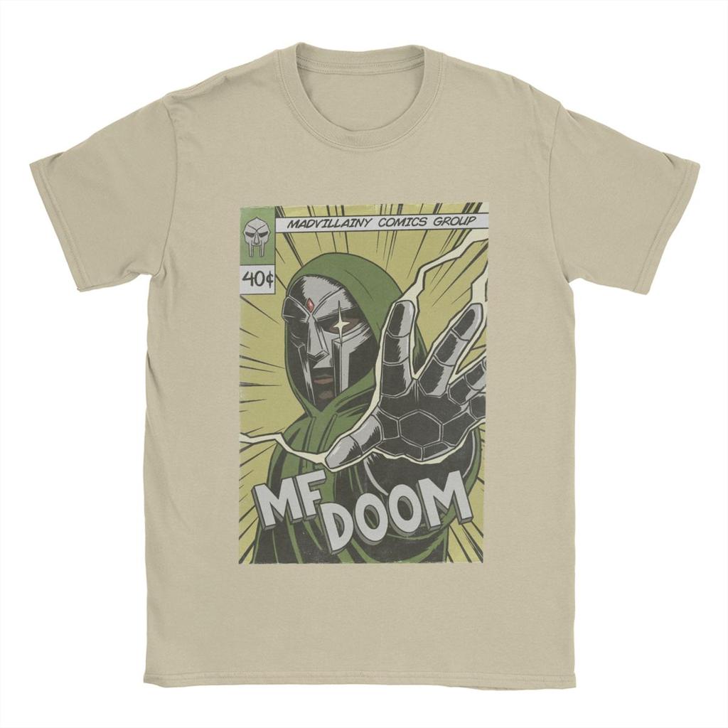 Комиксы Madvillain Певец Mf Dooms Madlib Футболки Мужские 100% Хлопок Футболка Круглый Вырез Футболка Короткий Рукав Одежда Вечеринка