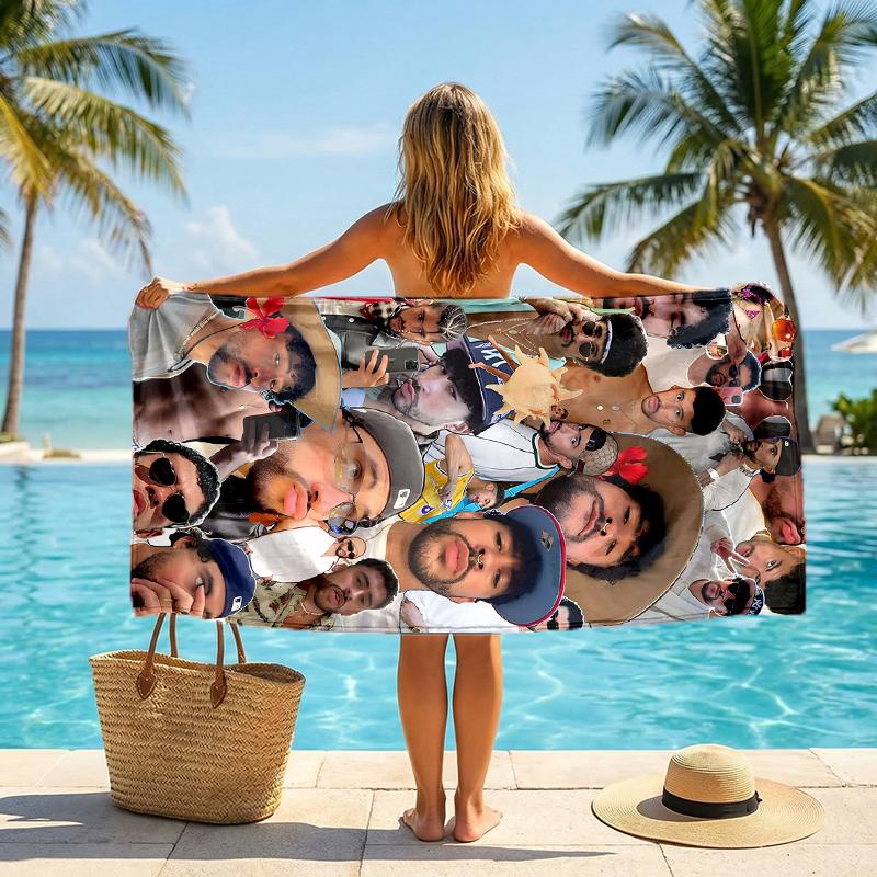 Bbunny Fashion Beach Towel: Ideal for Summer Adventures Soft, absorbent and quick drying suitable for swimming and bathing