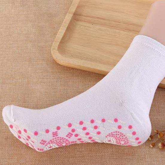 1 пара носков с подогревом, самонагревающиеся, снимающие усталость, легкие турмалиновые удобные дышащие массажные носки