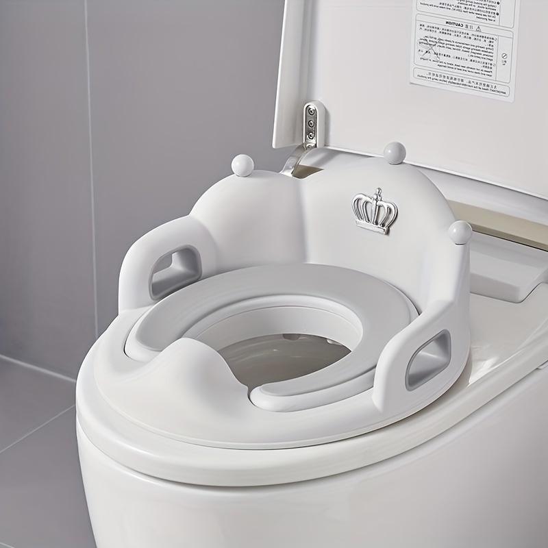 1 переносное сиденье для унитаза, сиденье для обучения унитазу унисекс, вспомогательное сиденье для унитаза, подходит для детей в возрасте от 3 до 8 лет, прочный пластиковый материал