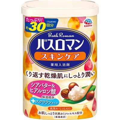 Лечебная соль для ванн Bath Roman Skin Care с маслом ши и гиалуроновой кислотой, порошок 600 г (Квази-лекарство) Общие лекарственные (теплая ванна) Ванна романтика Горячая