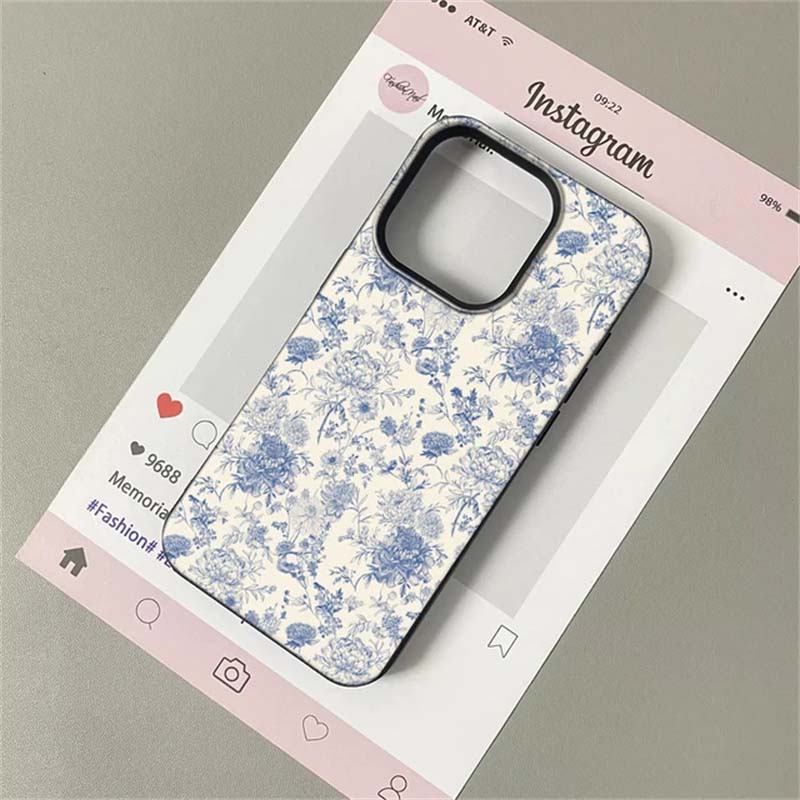 Цветочный чехол для iPhone 17 Pro Max Чехол iPhone 16 14 13 15 11 12 17 Pro Max Plus 16e Ударопрочный Мягкая кожа Милый чехол