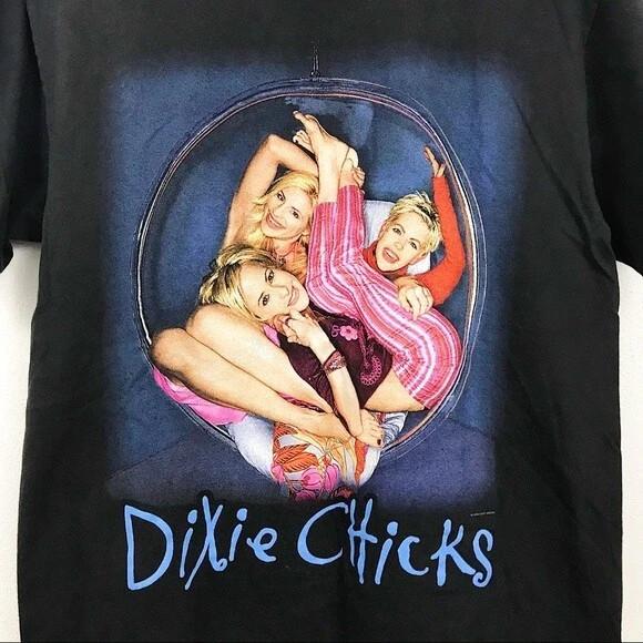 Редкая винтажная футболка группы Dixie Chicks 90-х Черная Все размеры Унисекс