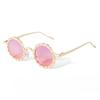 Woman Men'S Sunglasses, Retro Circular Frame Glasses, Unique Individual Fashion Style, Ideal for Outdoor Events and Parties,
