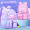 Sesame Gradient Cartoon Backpack for Girls, Grades 1-6