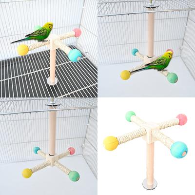 Птичий насест Nature Molar Stand для попугаев Conure Supplies Budgies Grinding Scratchers для маленьких и средних попугаев Toy