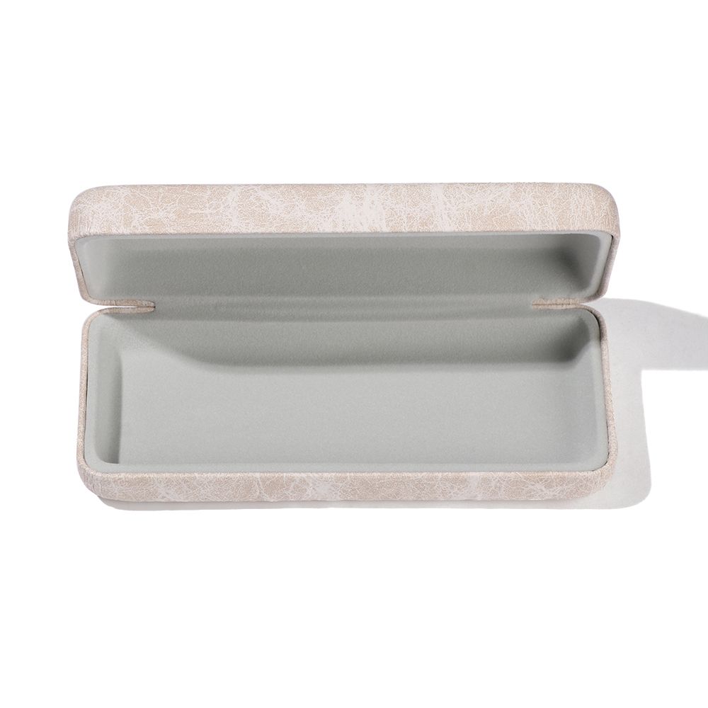 Мужской Женский Стальной Кожаный Портативный Футляр для Очков Футляр для Очков для Чтения Футляры для Очков Футляр для Очков