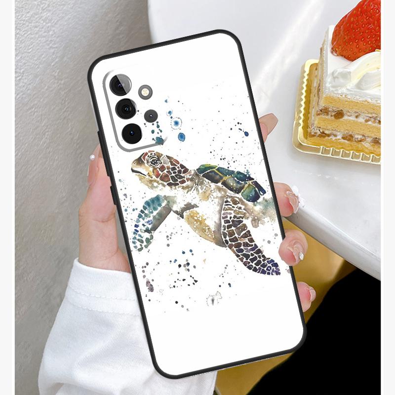 Чехол Ocean Sea Turtle Для Samsung Galaxy A52 A32 A12 A14 A34 A54 A51 A71 A53 A33 A13 A15 A25 A35 A55