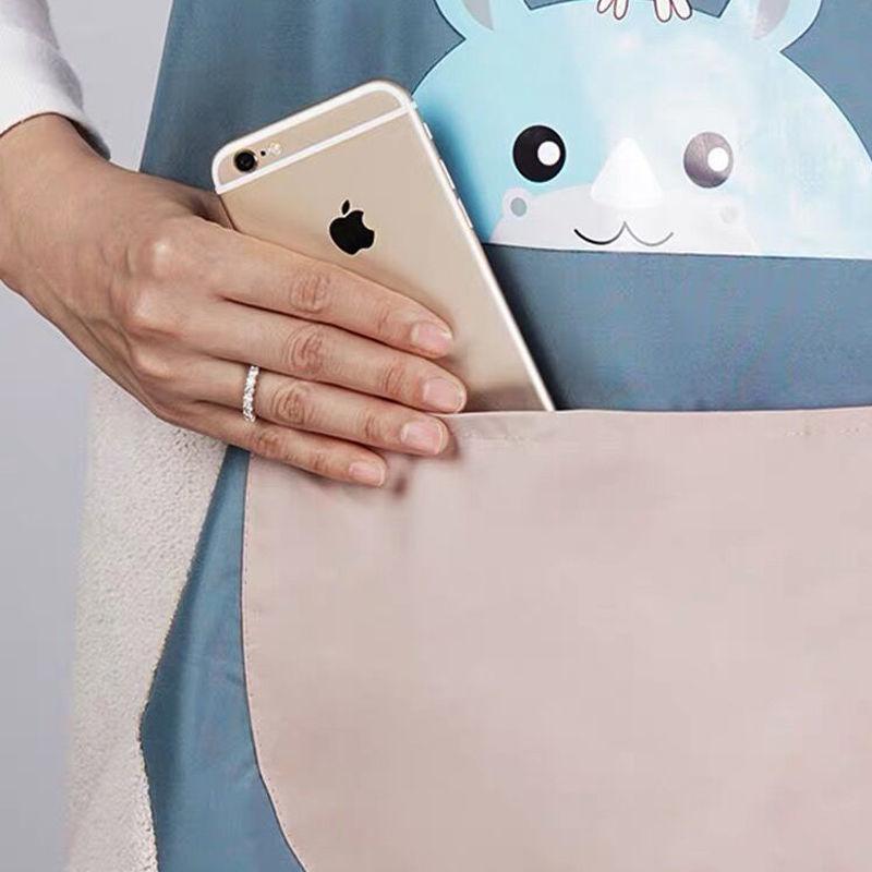 Женский фартук Водонепроницаемый бытовой ПВХ маслостойкий фартук для шеф-повара кулинария выпечка дома уборка ресторан кухонные принадлежности