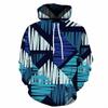 New Men's and Women's Christmas Printed Pullover with Hooded Loose Casual Hoodie Sweater