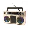 Retro Portable Cassette Radio Handheld Dual Band AM FM Music Player Speaker with Telescopic Antenna Outdoor Radio Stereo