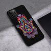 Чехол T90 Hamsa Hand of Fatima для iPhone 13 12 Mini 11 Pro XS Max XR X 8 7 6 6S Plus 5 5S SE 2020