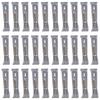 30Pcs Gutter Hangers Quick Screw Clip Hide Bracket for 5 Inch K Styles Sturdy Aluminum Gutters Includes Hex Drill Bit