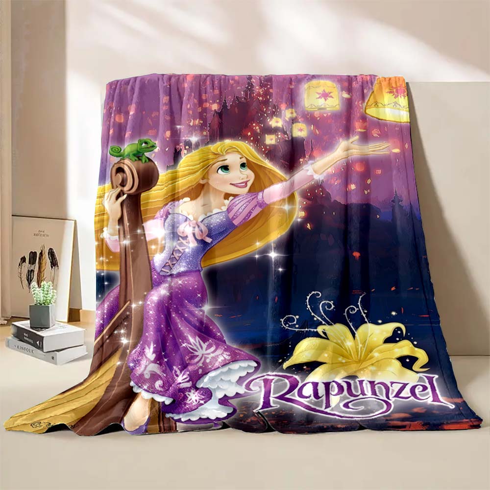 3D Princess Rapunzel Printing Blanket Kinds Adult Blanket Soft and Warm Bedding for Bed Sofa Travel Cover Blanket Holiday Gifts