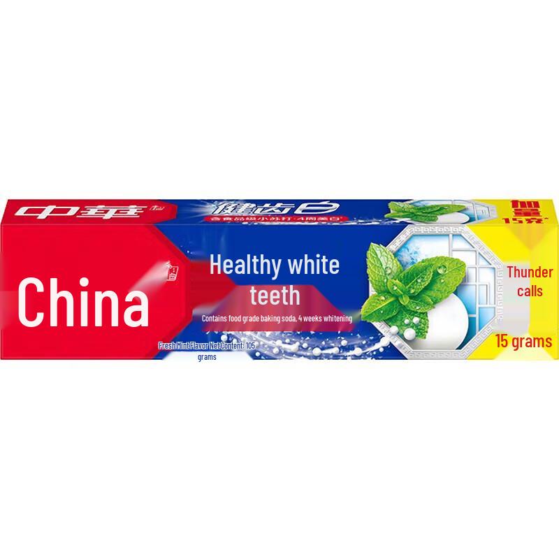 Зубная паста Zhonghua Healthy White с содой и мятой