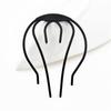Women Hair Insert Comb Messy Bun Hair Pin Metal Wave Shape Hair Fork For Part*eh