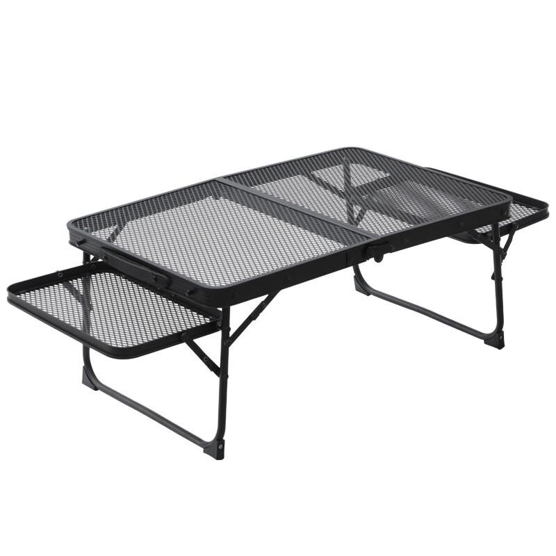 ZISIZ Portable Outdoor Aluminum Folding Camping BBQ Table