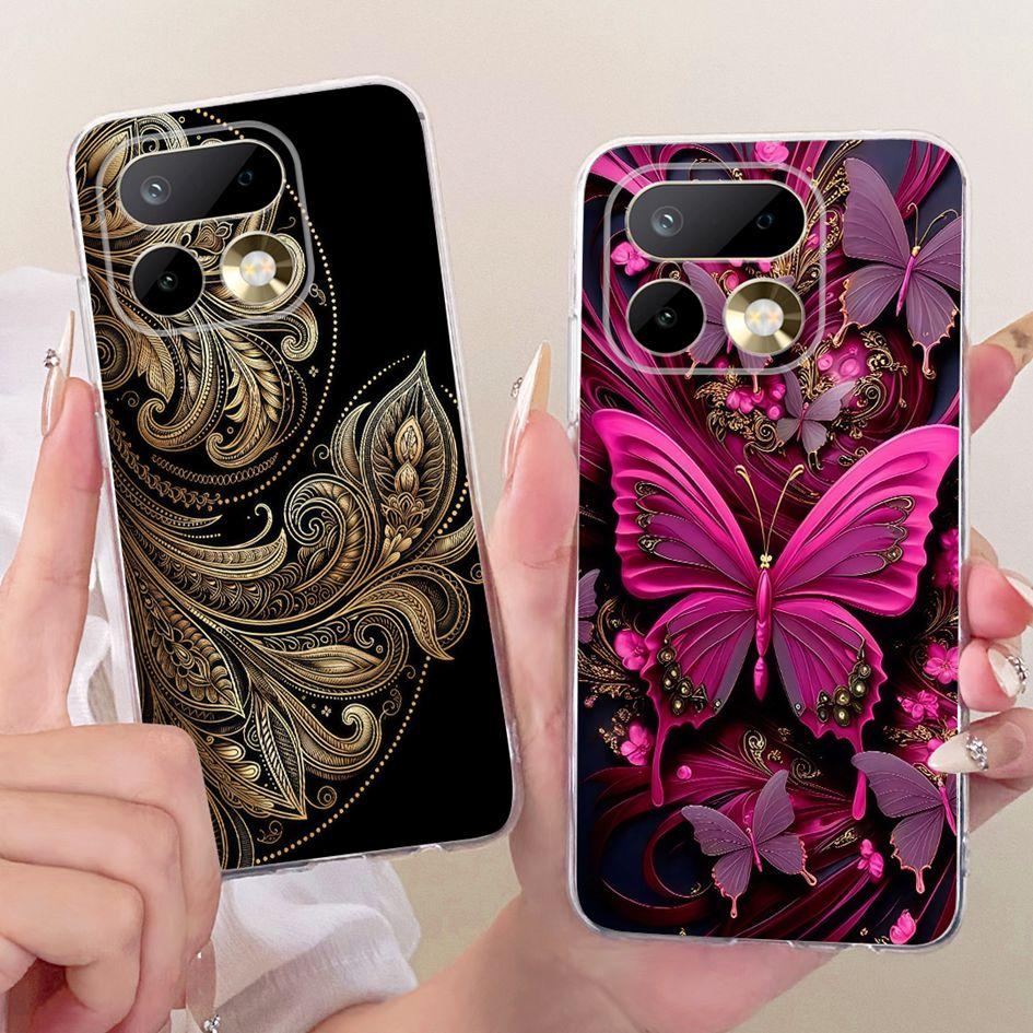 Чехол для Realme 16 Pro / Realme 16 Pro+ Чехол RMX5121 RMX5120 RMX5131 Популярный Мультяшный Мягкий Тонкий Прозрачный ТПУ Защитный Чехол для Телефона
