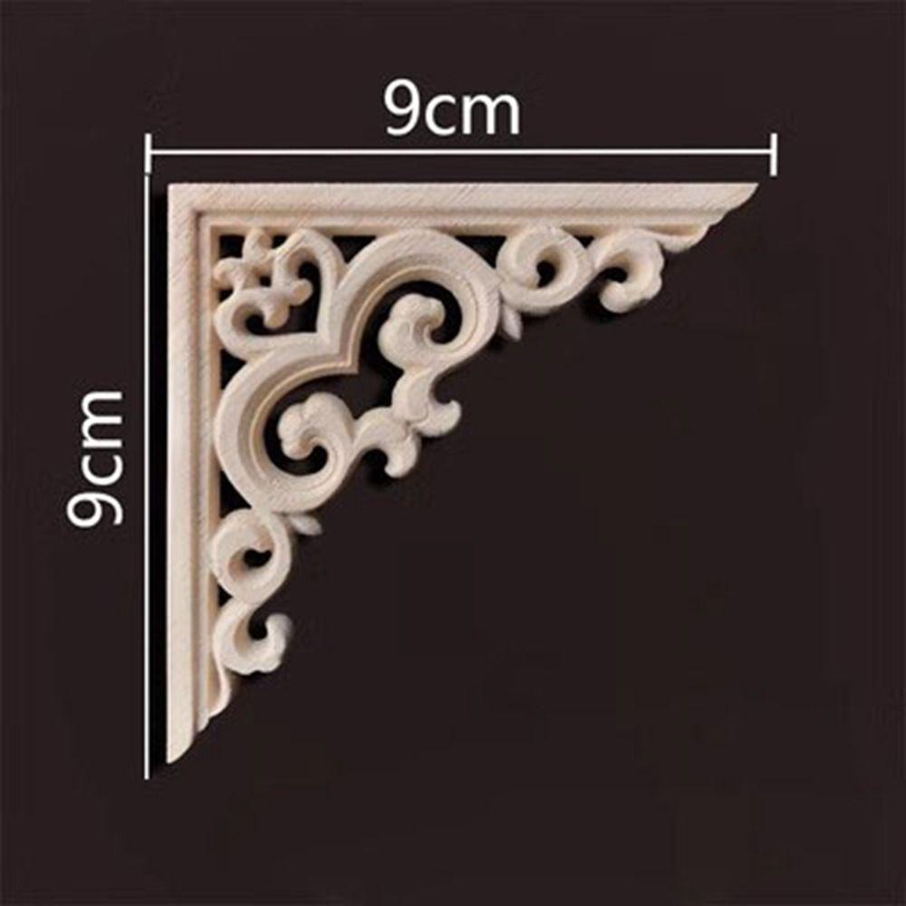 Натуральные цветочные деревянные фигурки, поделки, разные стили, угловые аппликации, рама, украшение для стены, двери