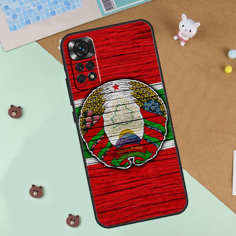 Чехол-накладка с гербом и флагом Беларуси для Xiaomi Redmi Note 13 12 11 9 10 14 Pro 10S 11S 12S Чехол для Redmi 13C 10C 12C 14C