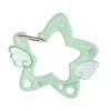 Acrylic Wing/Star Shape Carabiner Hook Clips Card Holder Keychain Portable Outdoor Keyring Hook Backpack Pendant Gifts