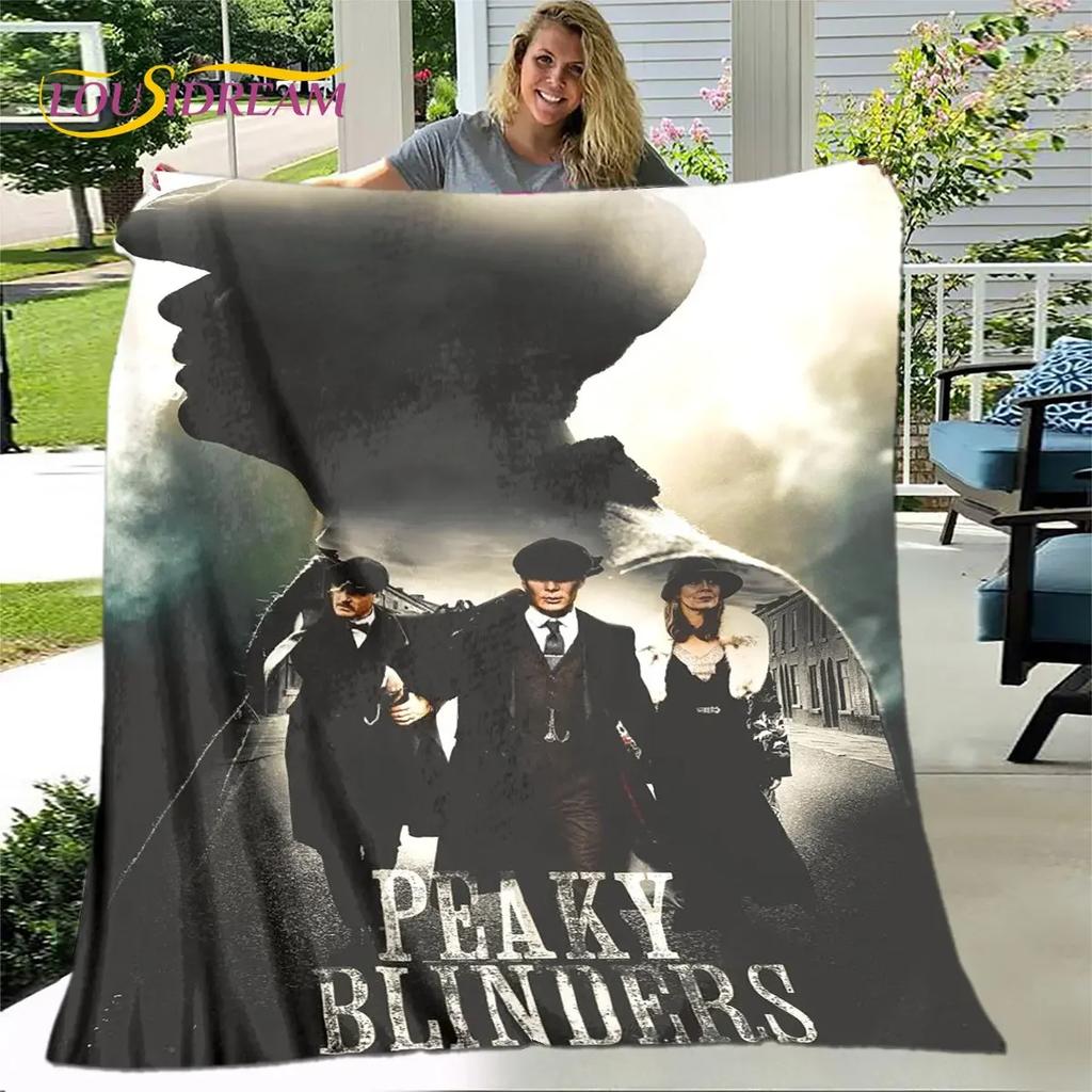 Мягкое плюшевое одеяло Peaky Blinders с Томом Шелби, фланелевое одеяло-плед для гостиной, спальни, кровати, дивана, пикника, покрывало для детей
