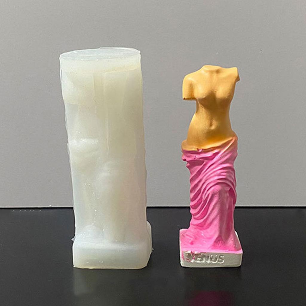 Silicone Crafts Mold Reusable Casting Epoxy Mold 3D Candle Making Geometric Mold Silicone DIY 3D Handicrafts Resin Molds