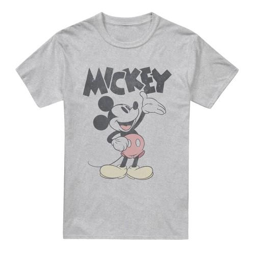 Mickey Mouse & Friends Mens Washout Heather T-Shirt