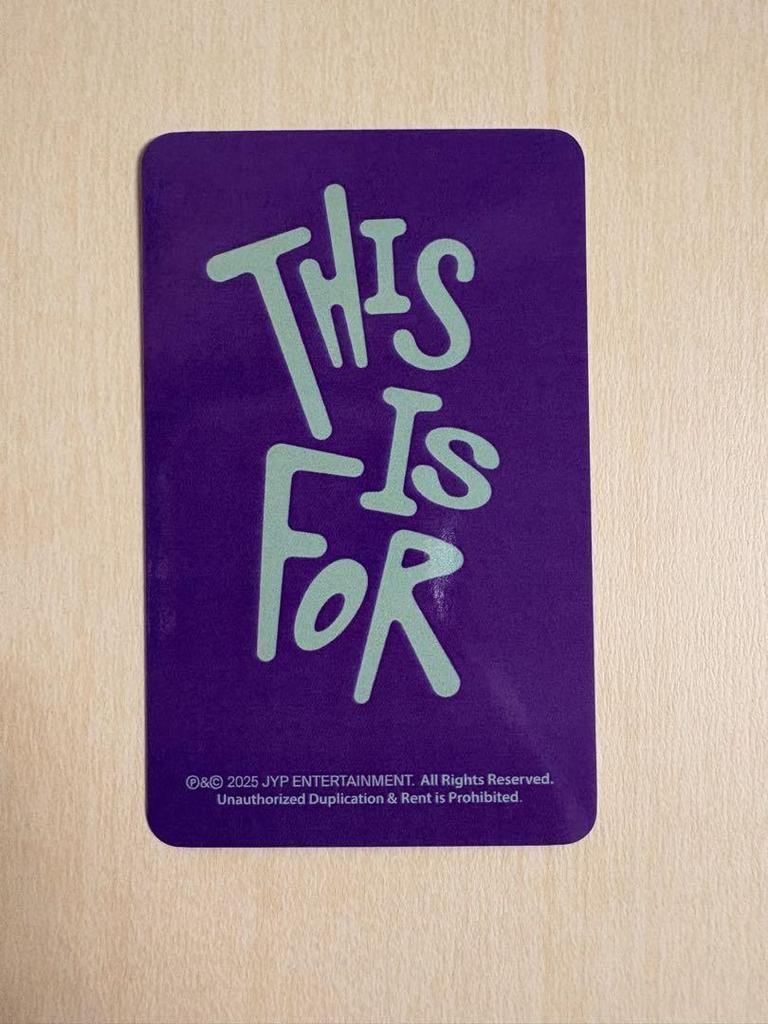 [USED] TWICE Chaeyoung Trading Card "This Is for Soundwave