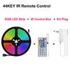Светодиодные ленты Bluetooth ИК-контроллер RGB 5050 SMD Диод Гибкая подсветка для декора Домашний телевизор Спальня Светодиодные ленты с вилкой европейского стандарта