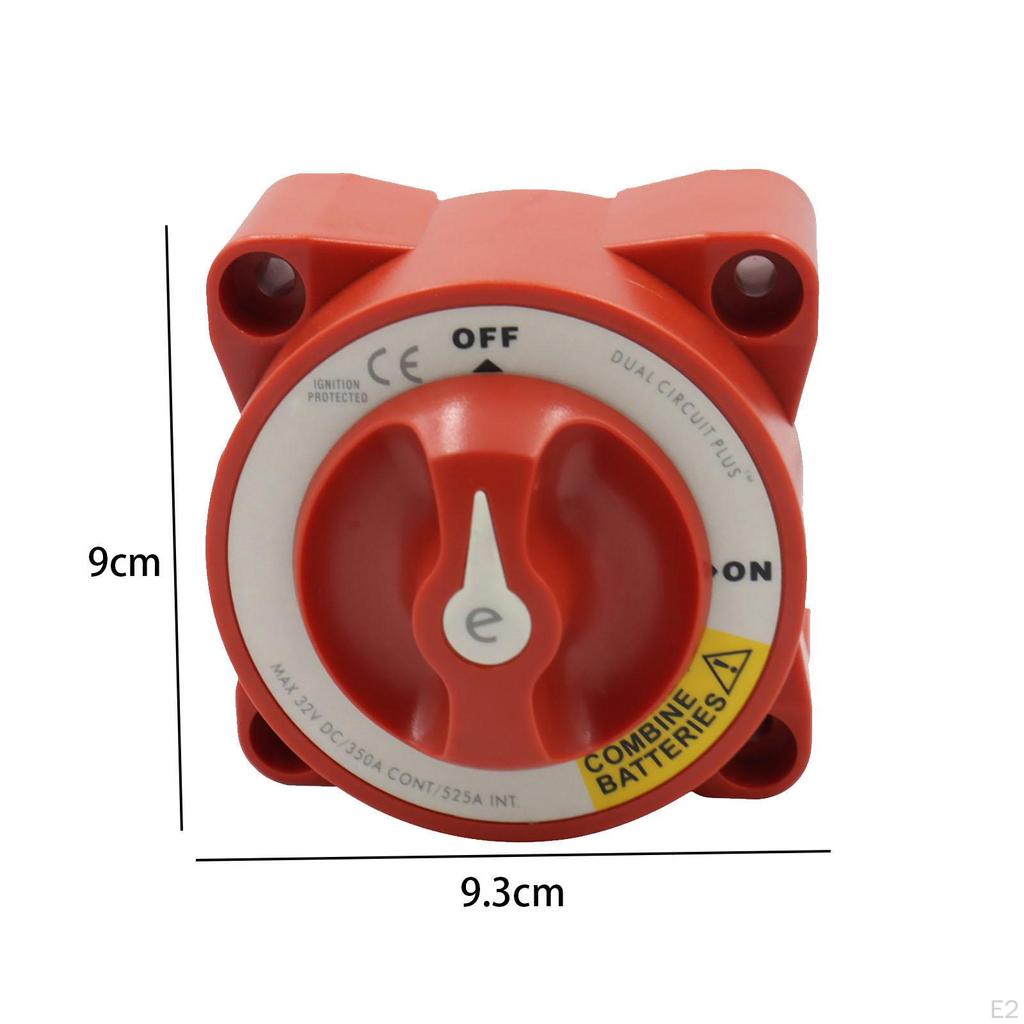 Выключатель батареи С защитой от зажигания Сверхмощный Простота установки Макс. 32 В постоянного тока Двойной контур Плюс для