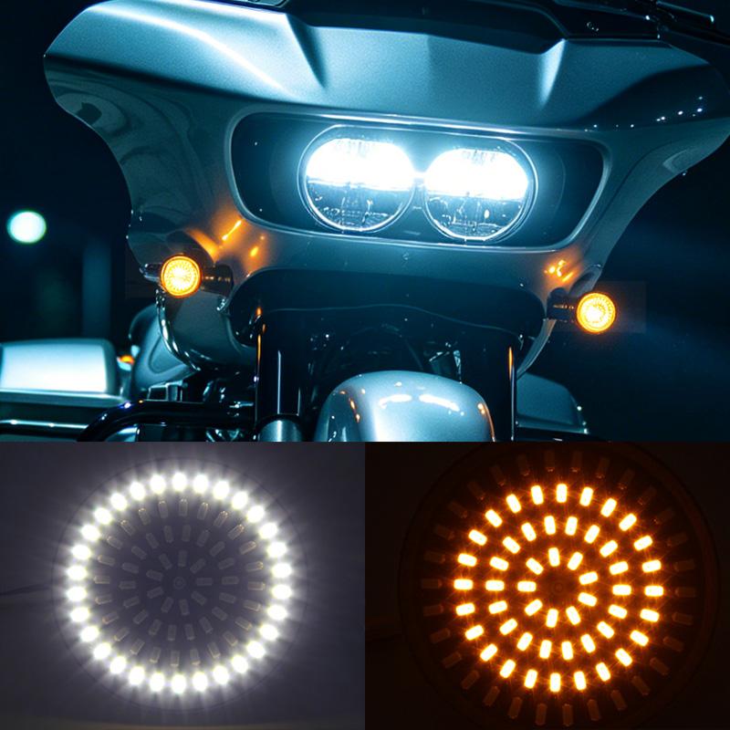 1157 LED Turn Signal 1156 Motorcycle LED Turn Signal Indicator Lights For Touring Street Glide Road King Motorcycle 2 inch