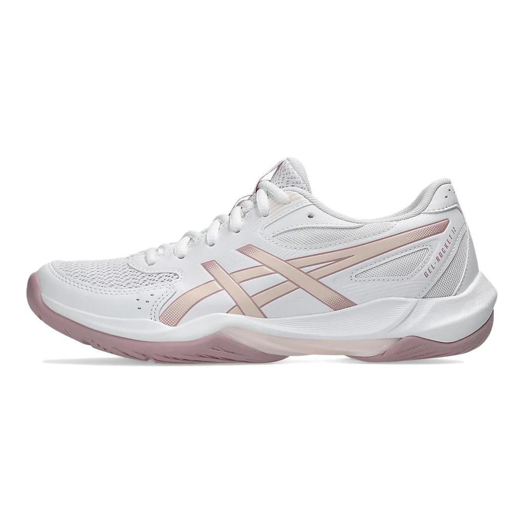 Asics Гель-Ракета 12 Удобные Спортивные Волейбольные Кроссовки Женская Обувь Белый 1072A119-103