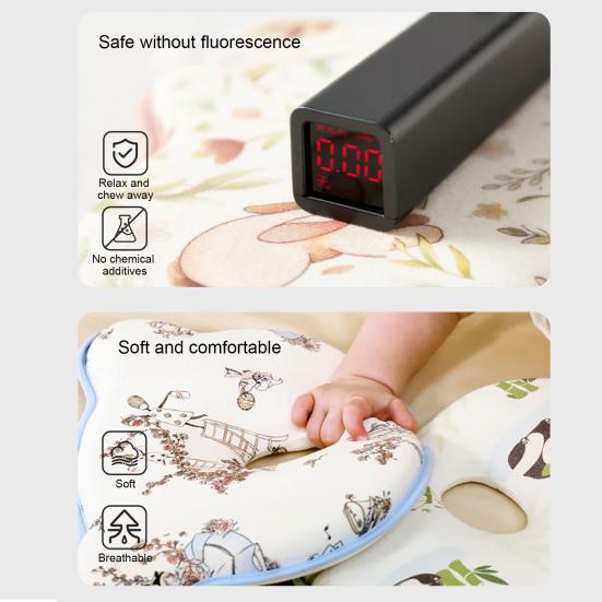 Подушка для формирования головы ребенка из пены с эффектом памяти, поддержка головы для колясок, кроваток, дышащая, для младенцев с плоской головой