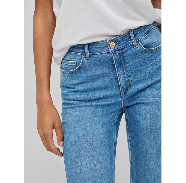 Джинсы Vila Sarah 14084766 синий Skinny Fit