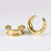 U Shape Ear Plugs Tunnels Stainless Steel Lobe Piercing Ear Cuff Gauges  Cartilage Helix Conch