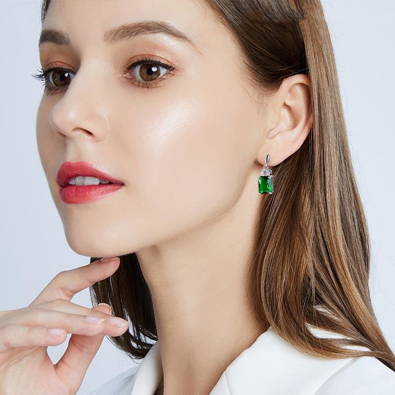 BELLA BOX Роскошные серьги для женщин, великолепные обручальные свадебные серьги с подвесками, модные украшения