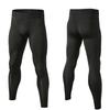 Men's Black Sports Pants Tight Training Active Pants & Tights Fitness Running Mesh Splicing Speed Drying Elastic Tight Pants 1040
