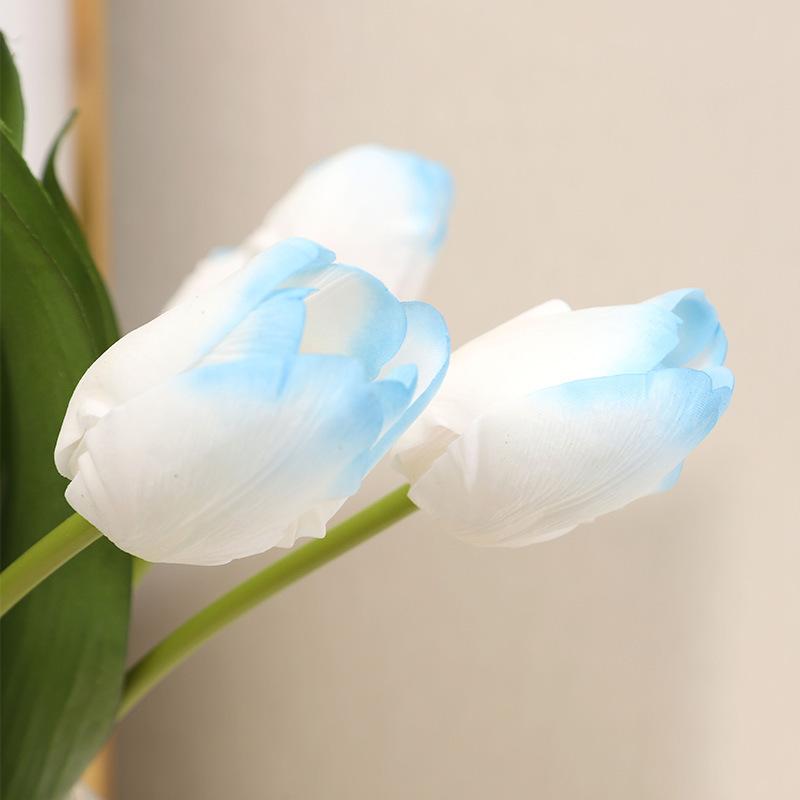 Faux Flowers Hand Moisturizing Tulips Photographic Arrangements Home Decor Fake Flowers