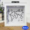 Shadow Box Picture Frame with Top Slot - Display Tickets/Memories, Photo Frame for Travel Keepsakes & Souvenirs Collection