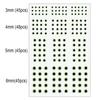 183pcs/sheet 3D Luminous Fishing Lure Eyes Glowing Fish Eyes Sticker  Tying Saltwater Flies