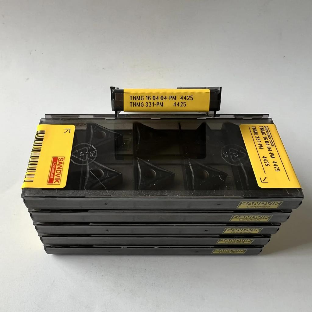 Original Sandvik / TNMG160404-PM 4425 / CNC Lathe Carbide Blade 10 Pcs