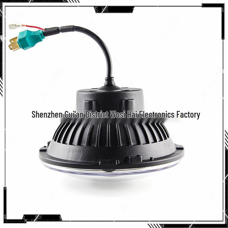 Compatible 7-Inch LED Headlight for Harley Glide Motorcycles