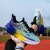 Мужские контрастные цветные спортивные баскетбольные кроссовки для бега в уличном стиле, кроссовки для студентов, большие размеры для бега