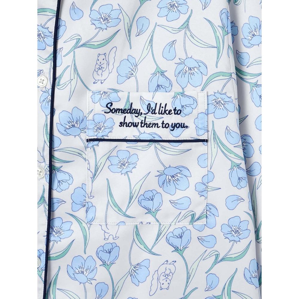 GU by Uniqlo Атласная пижамаS Длинные рукаваS Длинные брюкиFrieren Beyond Journey S End