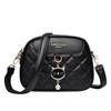 Trendy women's bag new fashion small round bag diamond versatile messenger bag shoulder bag