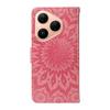 For Huawei Pura 80 Leather Wallet Case Sunflower Imprinted Phone Cover