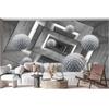 Wallpaper Retro Cement Wall Mural 3d Space Murals Living Room Creative Wall Decal Wallpaper