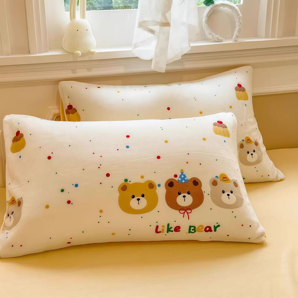 Thickened Milk Fleece Quilt Cover Single Piece Coral Fleece Quilt Cover Four-Piece Set Double-Sided Flannel Fleece